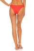 Luli Fama Corazon De Seda SCARLET REVERSIBLE BANDED MODERATE BOTTOM